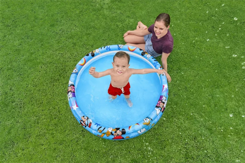 BESTWAY 91007 DISNEY Basenik Dmuchany Mickey I Przyjaciele 1.22m X 25cm