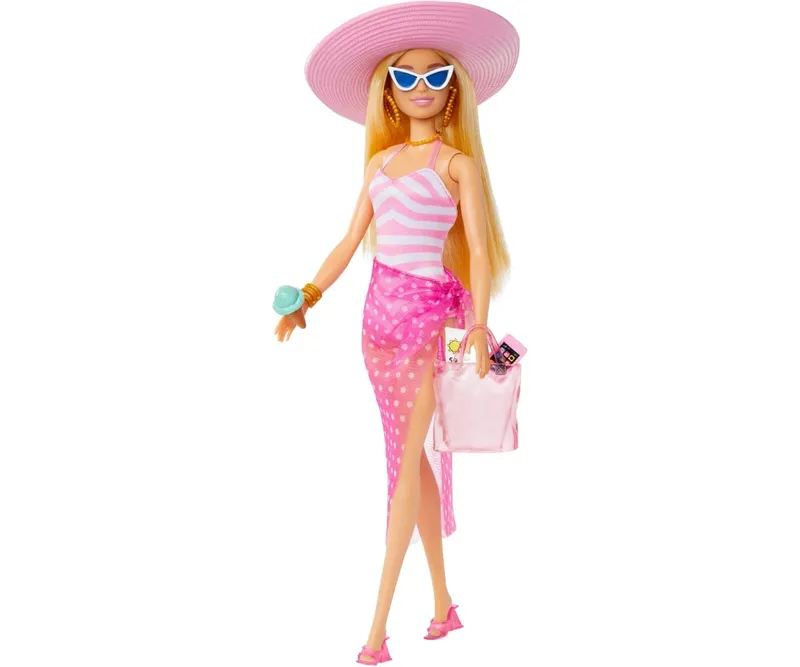 MATTEL HPL73 BARBIE Lalka - Dzień Na Plaży
