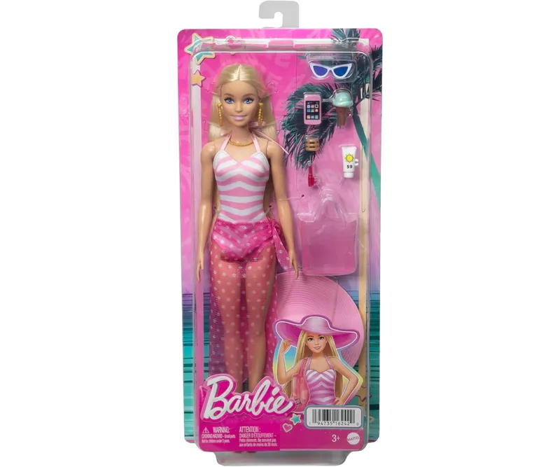 MATTEL HPL73 BARBIE Lalka - Dzień Na Plaży