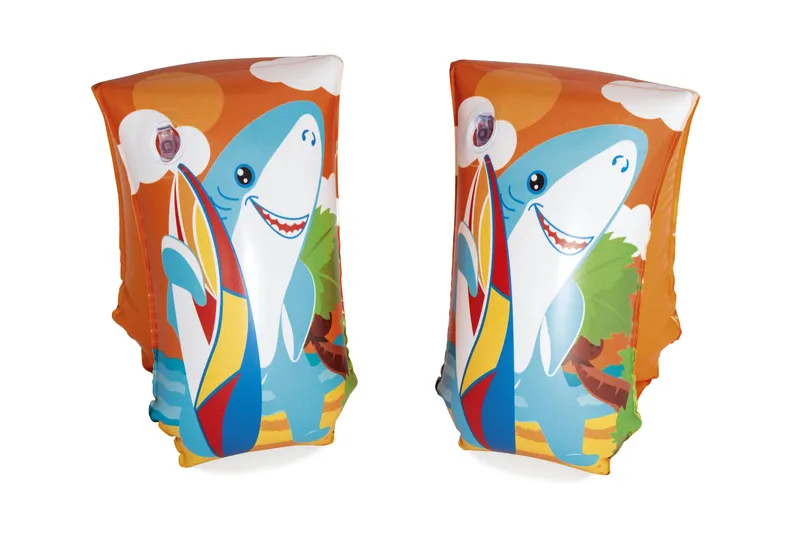 BESTWAY 32102 Rękawki Do Nauki Pływania Rekinki 30cm X 15cm