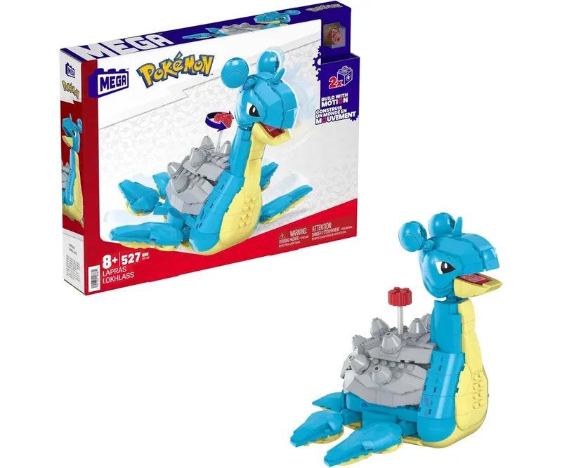 MATTEL HKT26 Zestaw Klocków Mega Construx Pokemon Lapras