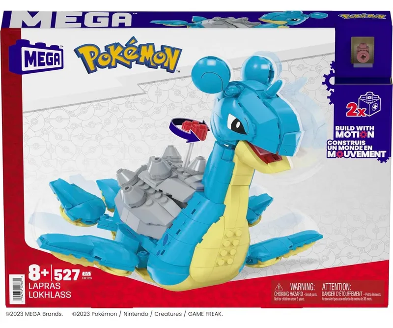 MATTEL HKT26 Zestaw Klocków Mega Construx Pokemon Lapras
