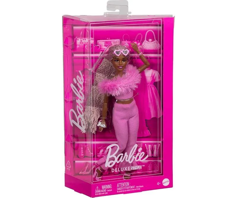 MATTEL HYV28 BARBIE Deluxe Style Lalka Modowa W Stylu Barbiecore - Różowa
