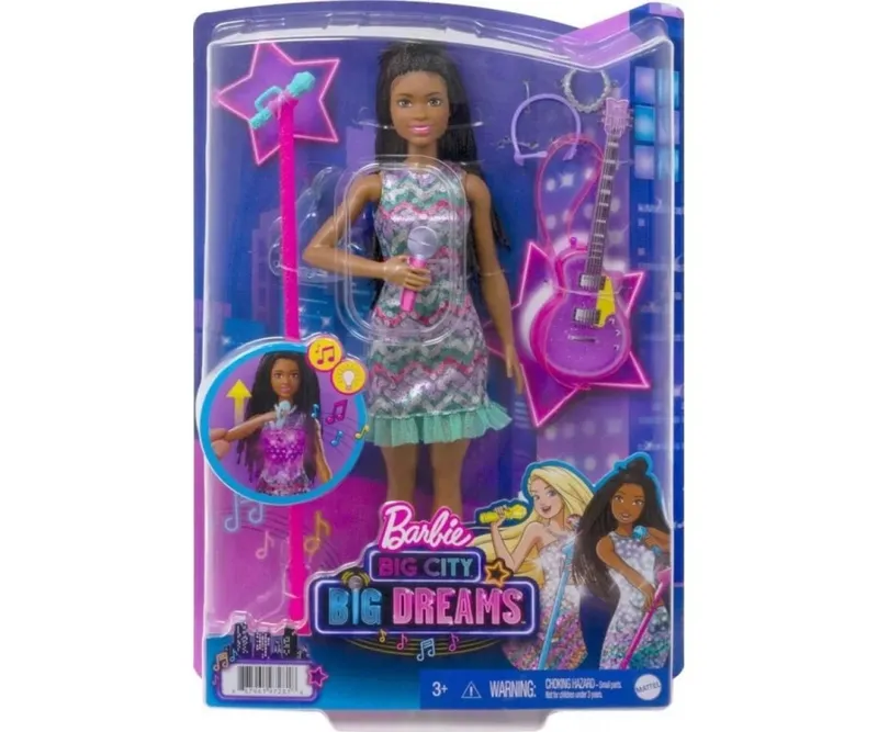 MATTEL GYJ24 BARBIE Big City Brooklyn Muzyczna Lalka