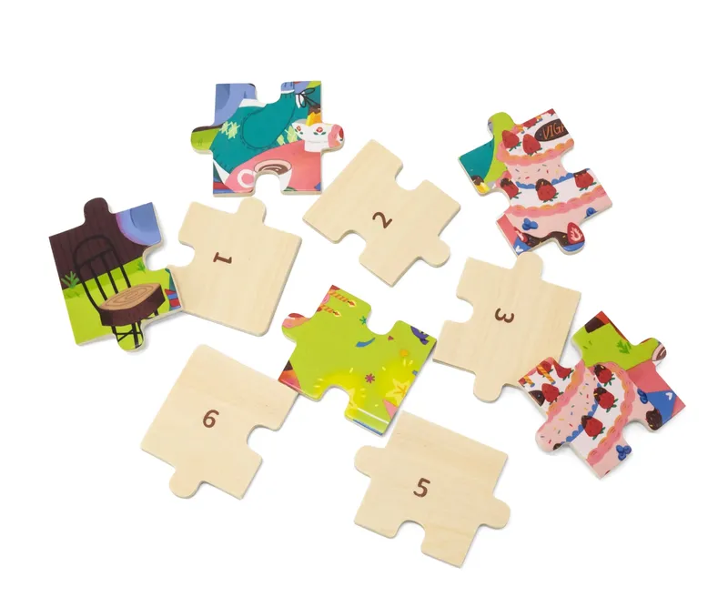 VIGA 44644 Puzzle Na Podkładce 24 Elementy - Urodziny