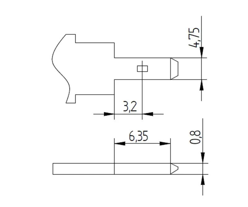 Akumulator AGM 6 V 5 Ah 3-5 Lat 70 × 47 × 107 mm 0,80 kg Faston MILLY MALLY