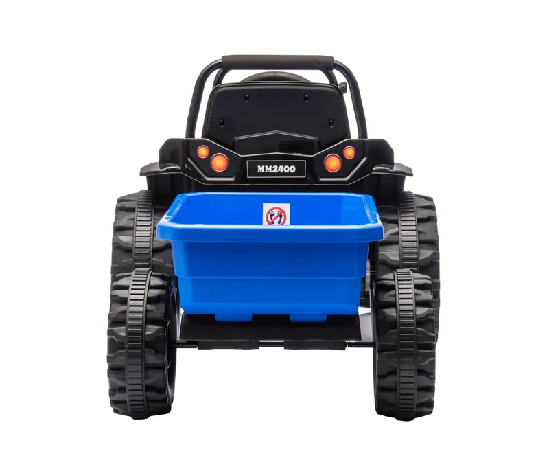 MILLY MALLY Pojazd Na Akumulator Traktor Z Przyczepą Farmer Blue