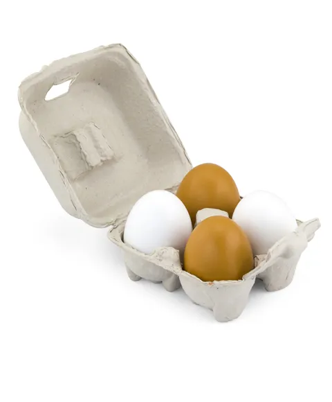 VIGA 50044 Jajka Drewniane - 4 Sztuki