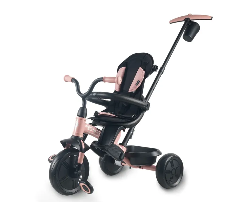 QPLAY Rowerek Trójkołowy Elite Platinum Pink