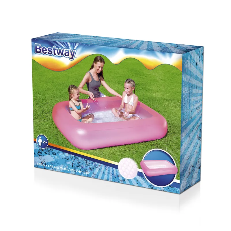 BESTWAY 51115 Basenik Dmuchany 165cm X 104cm X 25cm - Różowy