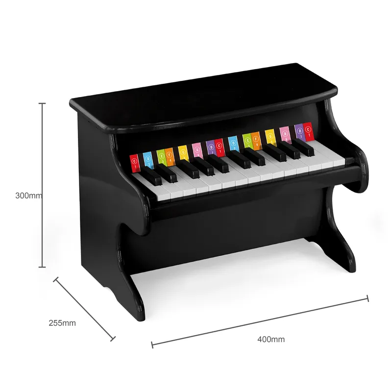 VIGA 50996 Pierwsze Pianino Dla Dziecka - Czarne