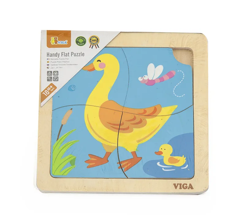 VIGA 51314 Puzzle Na Podkładce - Kaczuszka