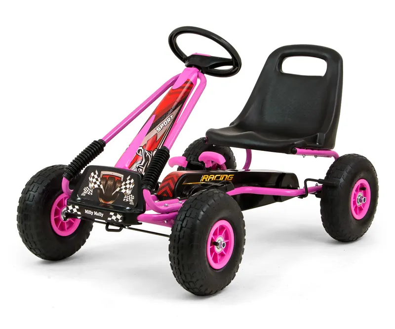 MILLY MALLY Gokart Na Pedały Thor Pink