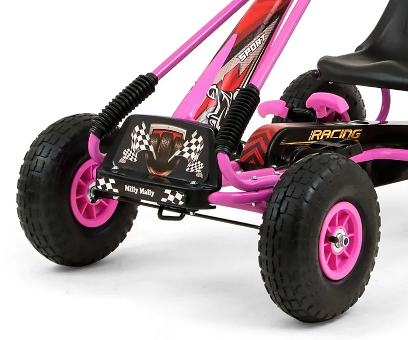 MILLY MALLY Gokart Na Pedały Thor Pink