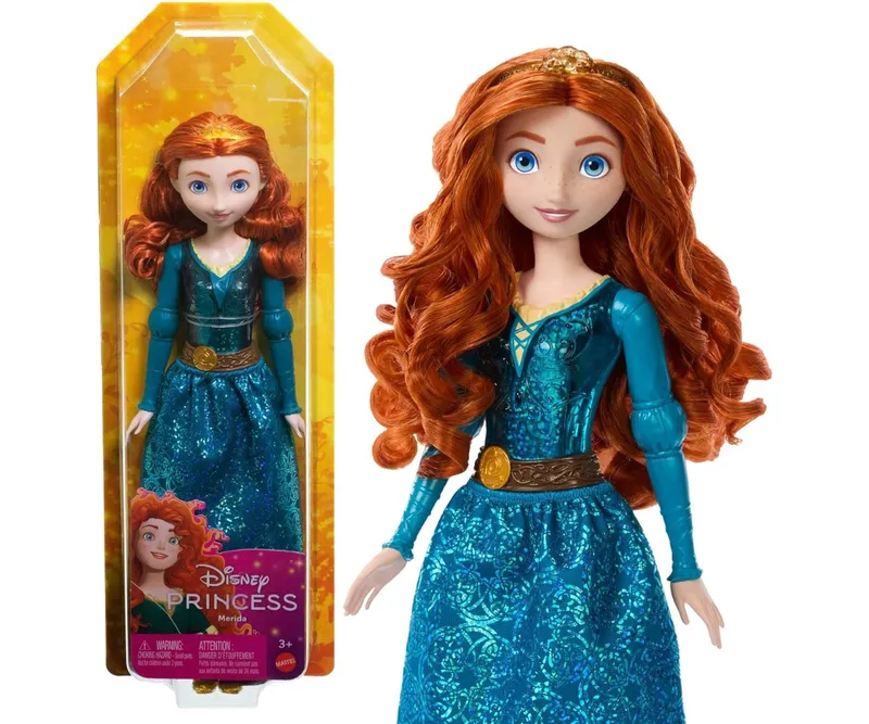 MATTEL HLW13 Lalka DISNEY Princess Merida Waleczna