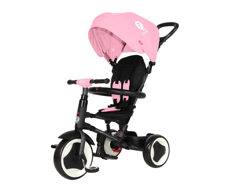 QPLAY Rowerek Trójkołowy Rito Pink