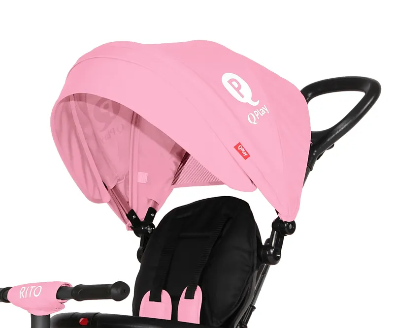 QPLAY Rowerek Trójkołowy Rito Pink