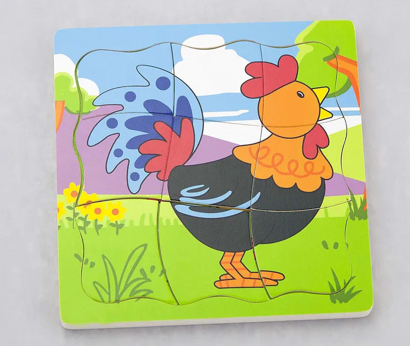 VIGA 50113 Puzzle - Jak Rośnie Kogucik