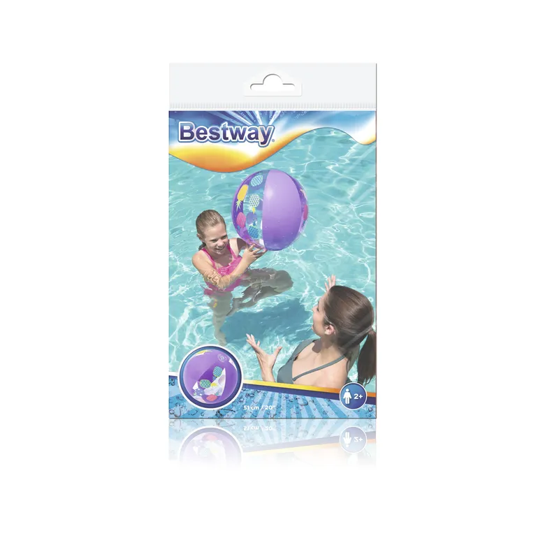 BESTWAY 31036 Piłka Plażowa 51cm Fiolet