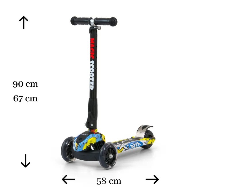 MILLY MALLY Scooter Magic Graffiti
