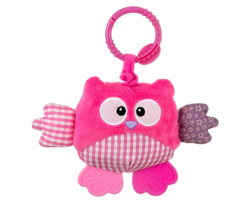 Zawieszka Pluszowa Sówka - Cutie Owl MILLY MALLY - 2881 PINK