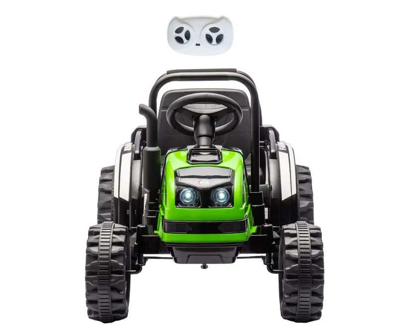 MILLY MALLY Pojazd Na Akumulator Traktor Z Przyczepą Farmer Green