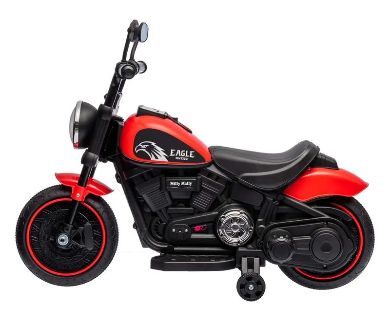 MILLY MALLY Pojazd Na Akumulator Motocykl Eagle Red