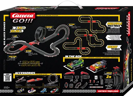CARRERA Go 20062556 Big Block Power 6,3m