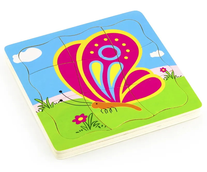 VIGA 59517VG Puzzle - Jak Rośnie Motylek