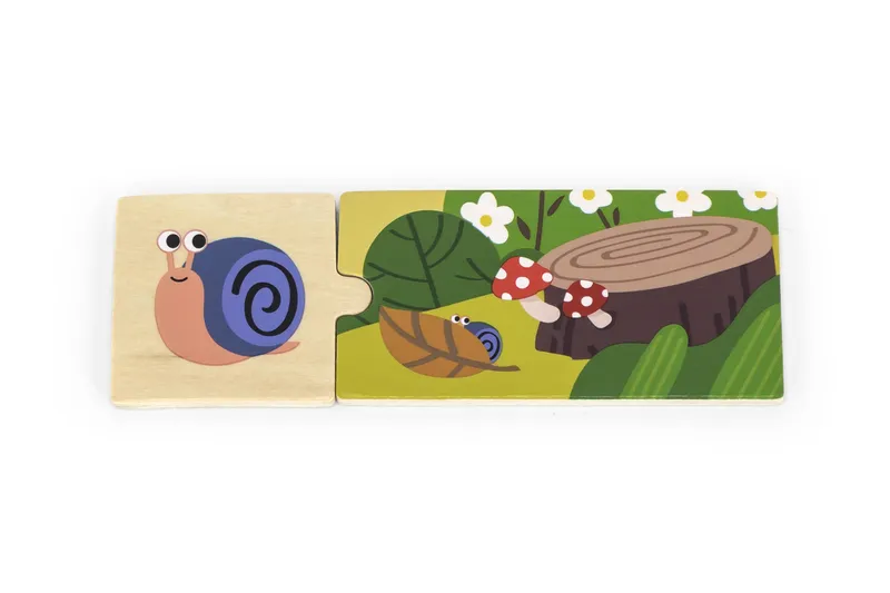 VIGA 44675 Drewniane Puzzle - Mój Dom