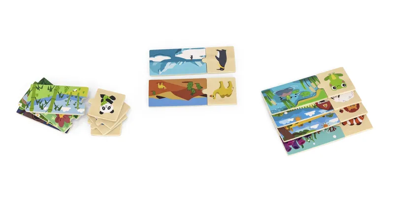 VIGA 44675 Drewniane Puzzle - Mój Dom