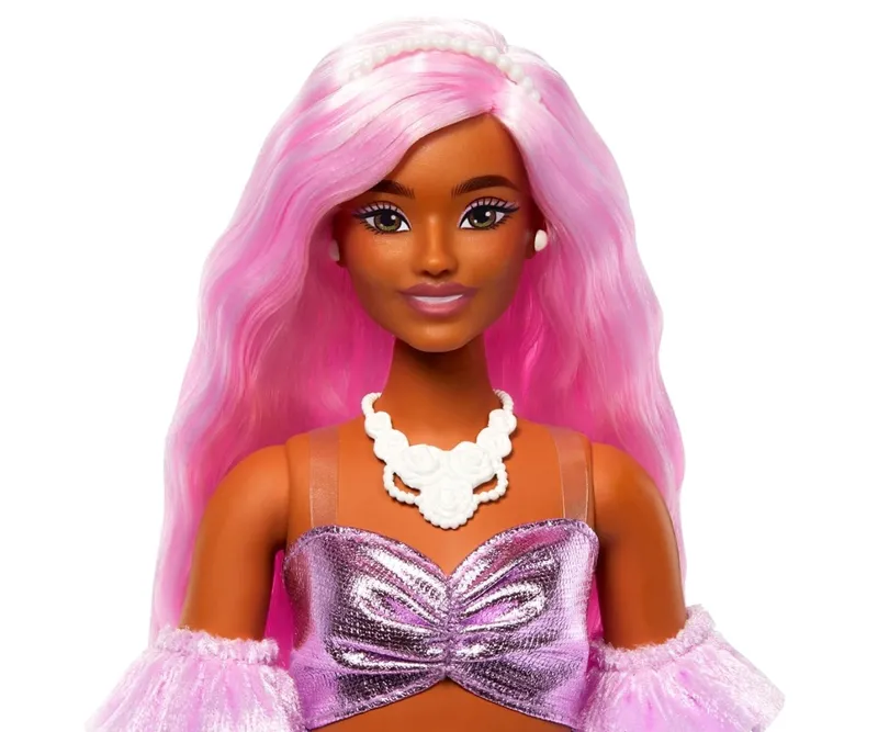 MATTEL HYV25 BARBIE Lalka Deluxe Style Z Różowymi Włosami
