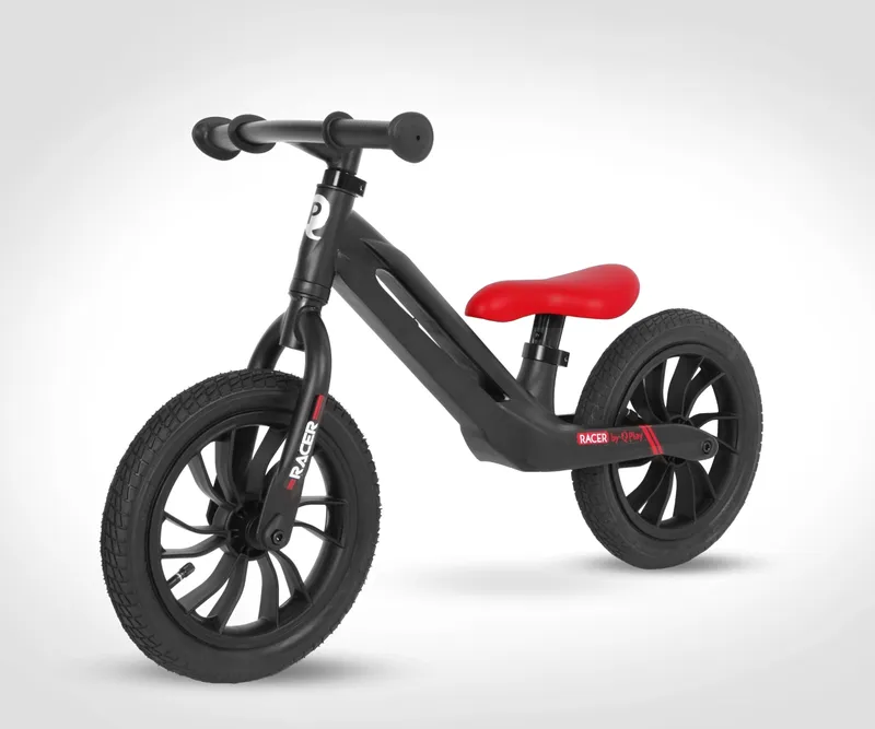 QPLAY Rowerek Biegowy Racer Black