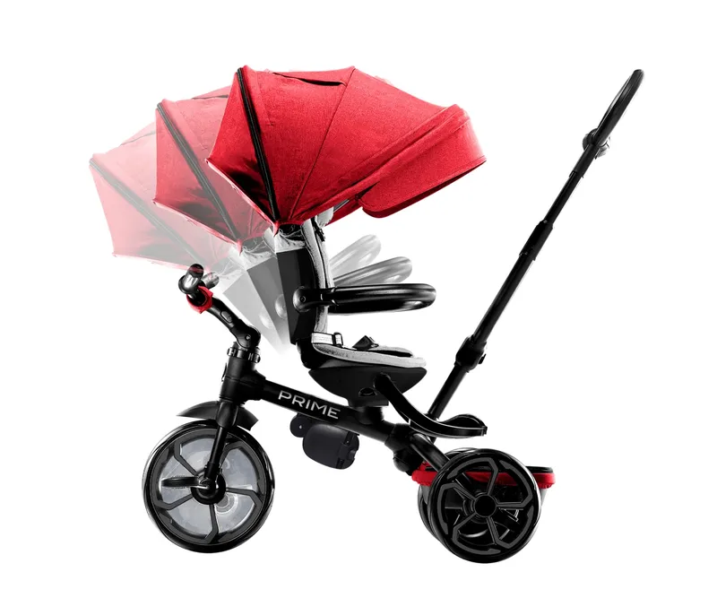 QPLAY Rowerek Trójkołowy New Prime Red