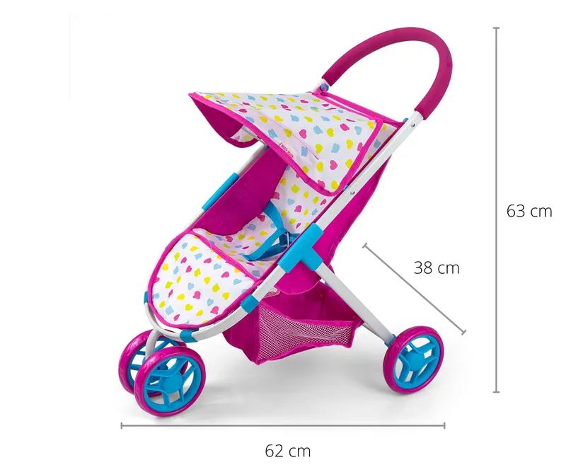 MILLY MALLY Wózek Dla Lalek Susie Candy