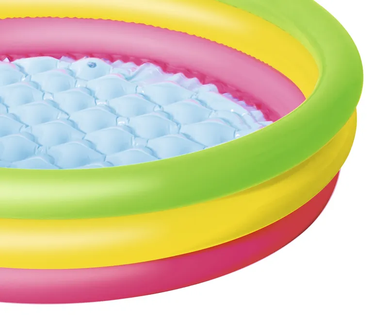 BESTWAY 51104 Basen Dmuchany Trzy Kolory Medium 102cm X 25cm