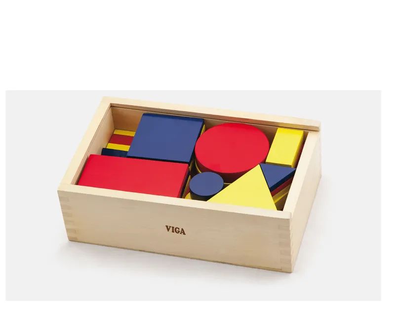 VIGA 56164 Klocki Logiczne - Figury Geometryczne