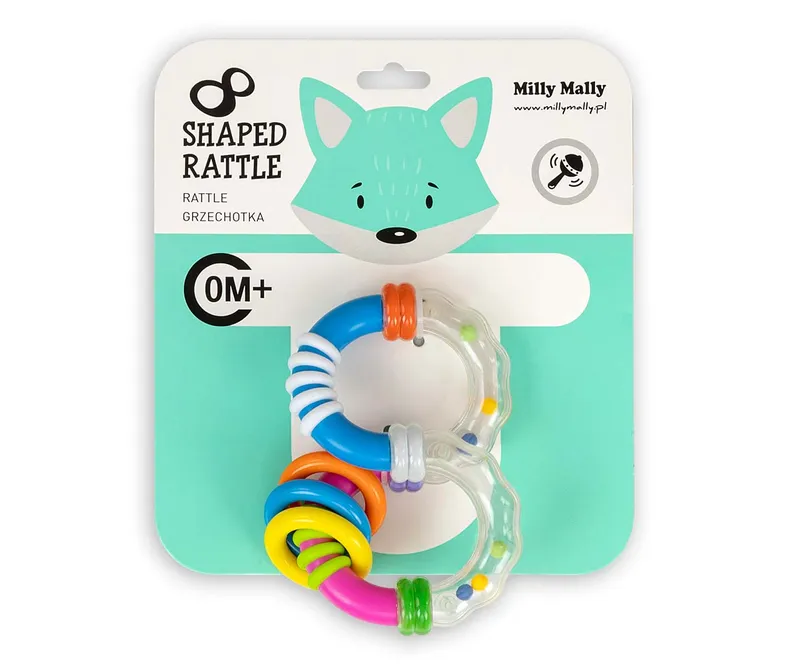 Grzechotka Ósemka - Shaped 8 Rattle MILLY MALLY - 0581