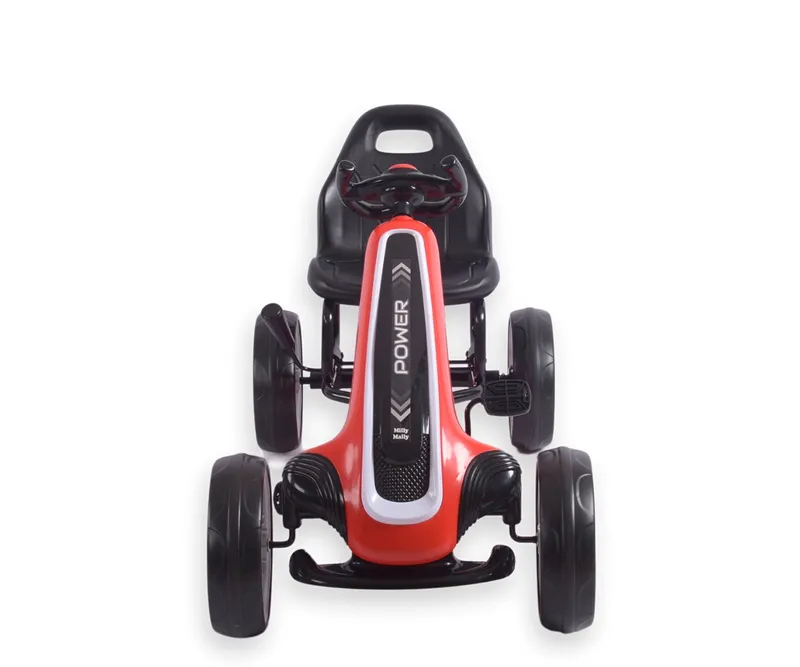 MILLY MALLY Gokart Na Pedały Power Red