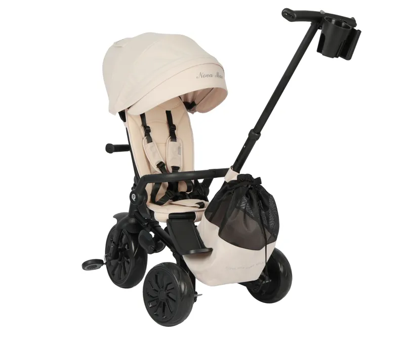 QPLAY Rowerek Trójkołowy Nova Max Beige