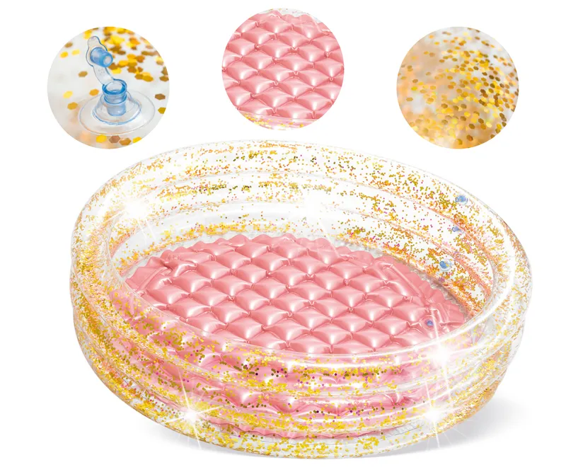 INTEX 57103NP Mini Basenik Baby Glitter – Brokatowy Blask 86cm X 25cm