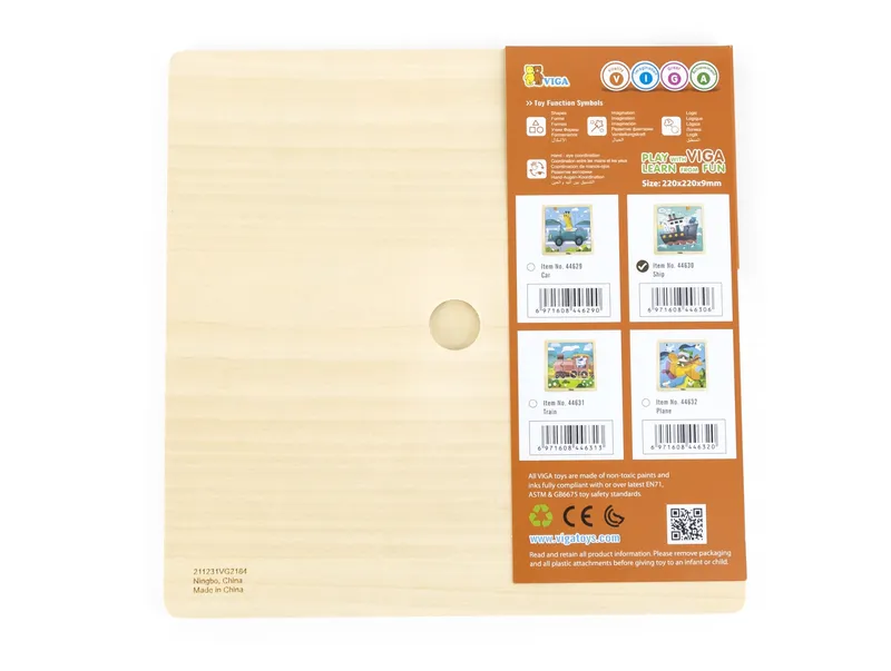 VIGA 44630 Puzzle Na Podkładce 9 Elementów - Statek