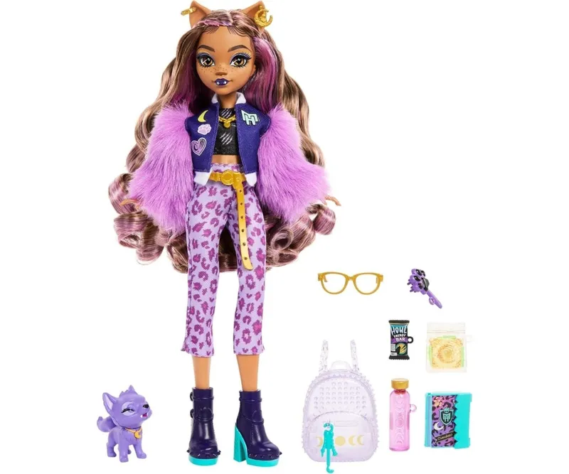 MATTEL HRP65 Monster High Lalka Clawdeen Wolf