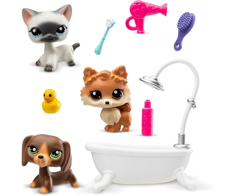 HASBRO 00638 Zestaw Figurek Littlest Pet Shop Grooming SPA