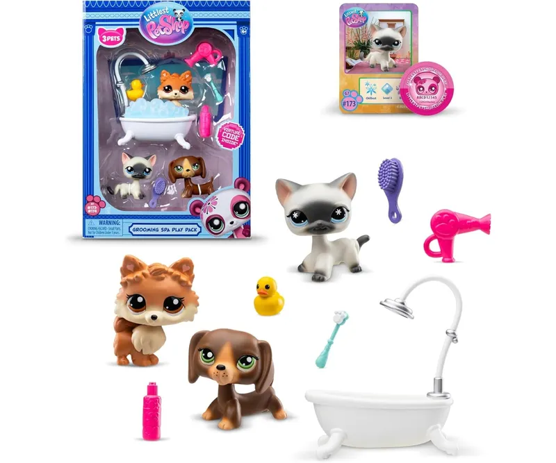 HASBRO 00638 Zestaw Figurek Littlest Pet Shop Grooming SPA