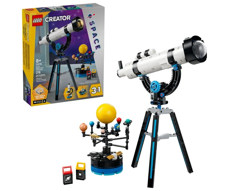 LEGO Creator 31378 3 w 1 Teleskop Do Odkrywania Kosmosu