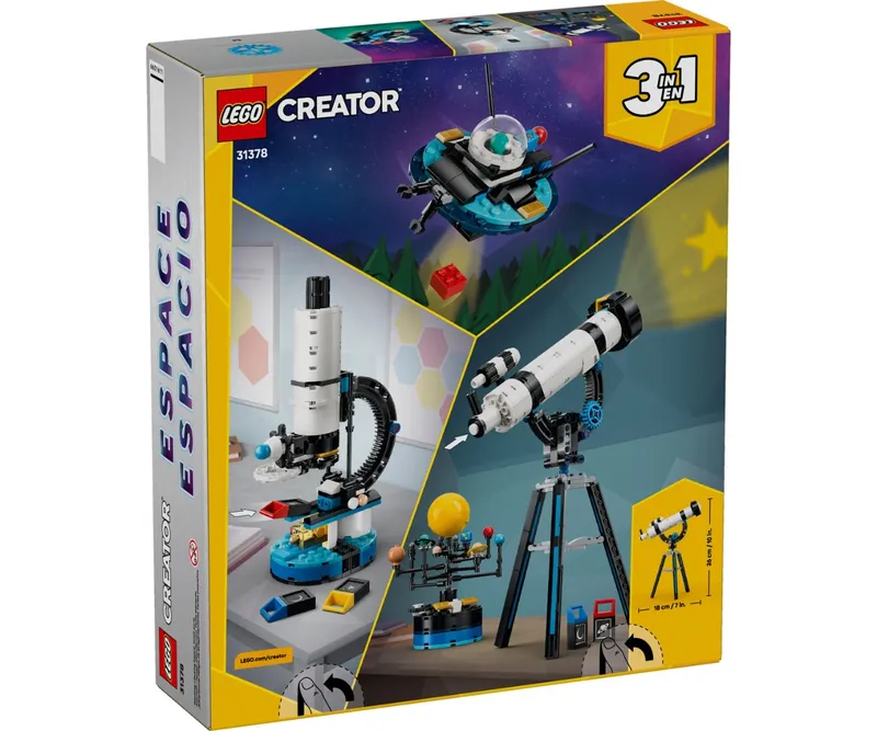 LEGO Creator 31378 3 w 1 Teleskop Do Odkrywania Kosmosu