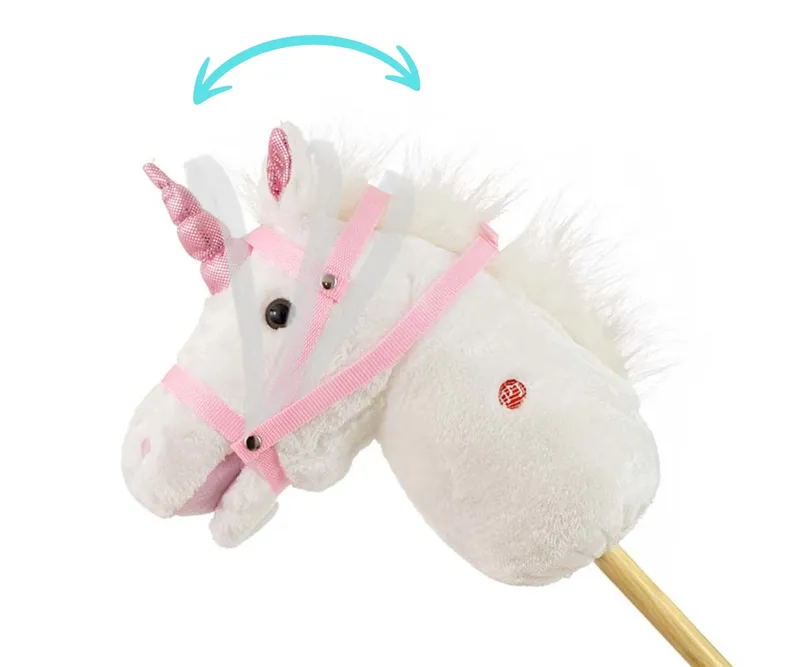 MILLY MALLY Hobby Koń Na Kiju White