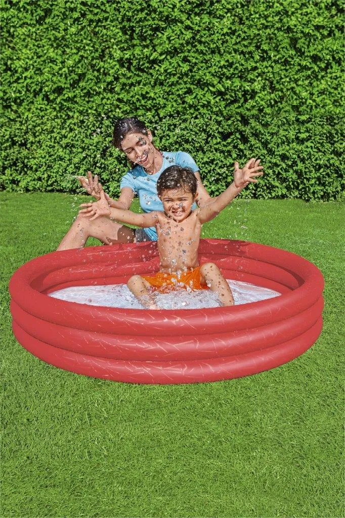 BESTWAY 51024 Basenik Dmuchany 1.02m X 25cm - Czerwony