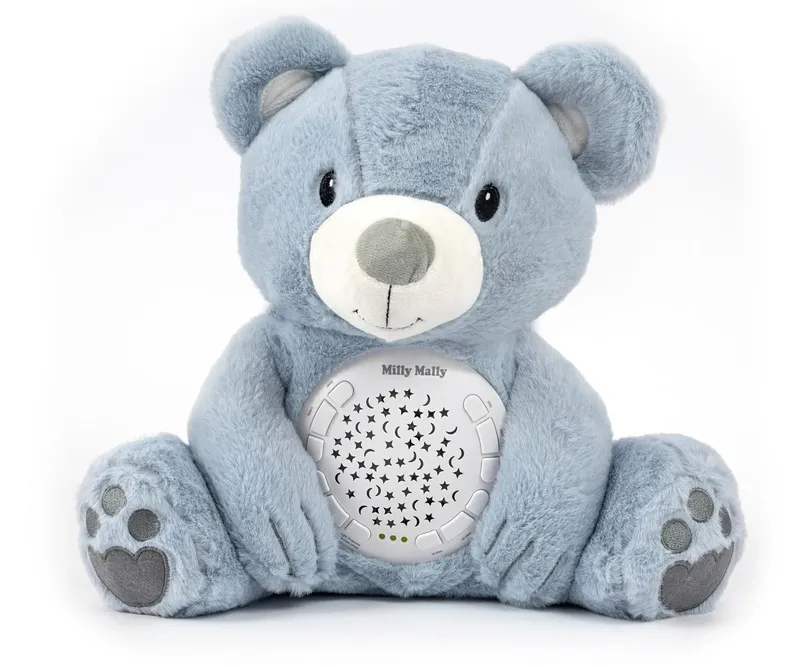 MILLY MALLY Zabawka Pluszowa Z Projektorem MILLY Bear Blue